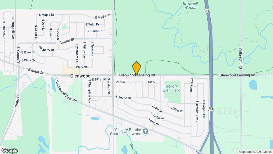 727 E Glenwood Lansing Rd Mapa y Detalles de la Ubicación