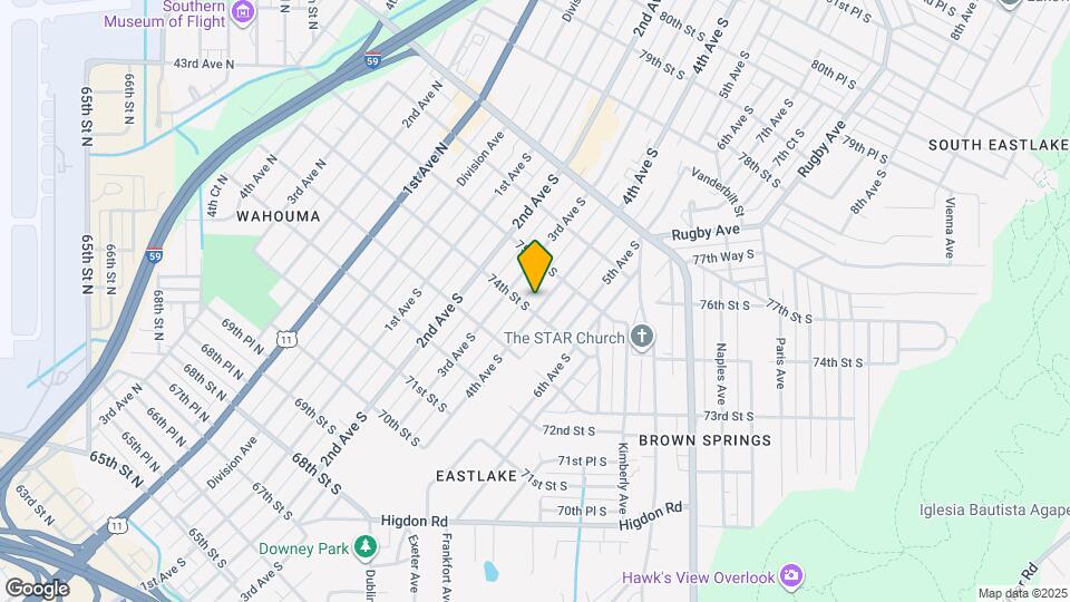 7404 4th Ave S Map and Location Details