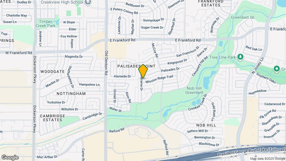 1501 Mission Ridge Trail Map and Location Details