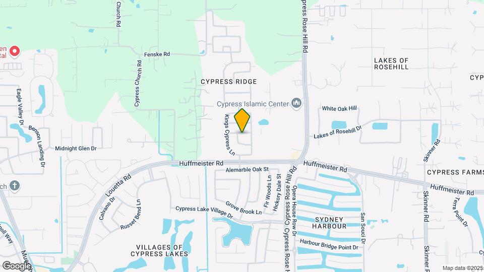 18119 Waverly Hollow Ln Map and Location Details