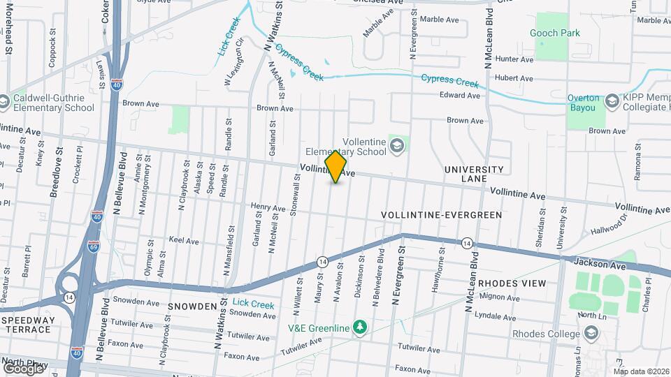 908 Maury St Map and Location Details