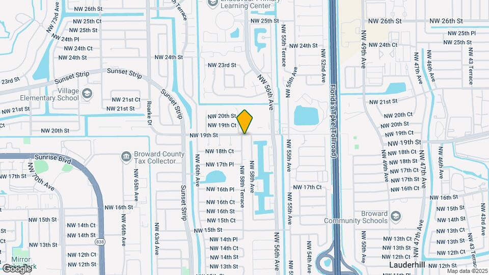 1890 NW 58th Ter Mapa y Detalles de la Ubicación