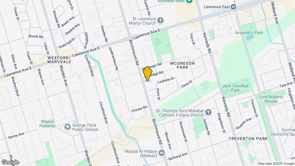 1191 Birchmount Rd Map and Location Details