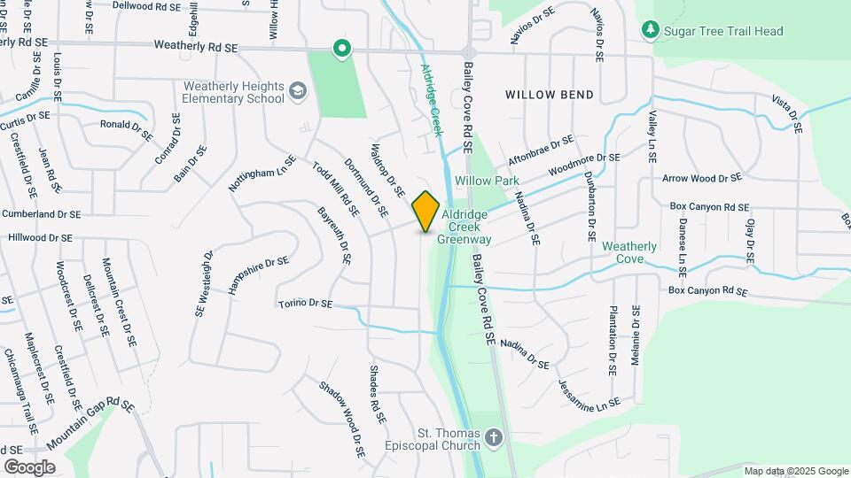 9712 Wallwood Dr SE Map and Location Details