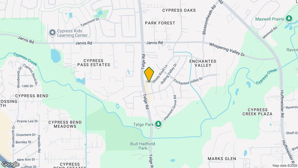 12719 Shady Knoll Ln Map and Location Details