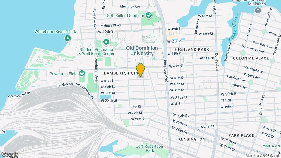 1304 W 41st St Map and Location Details