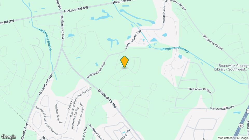 1204 Calabash Sta Blvd NW Map and Location Details