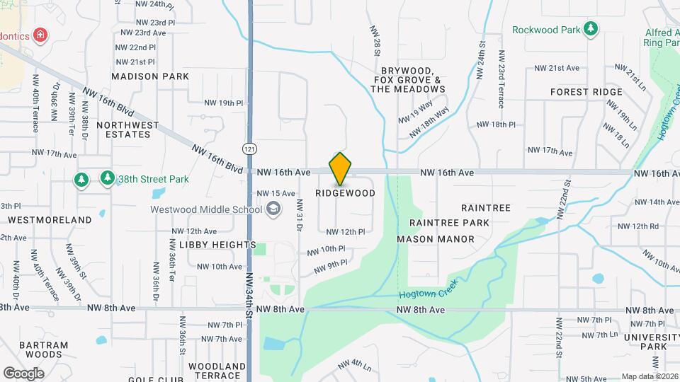 1421 NW 30th St Map and Location Details