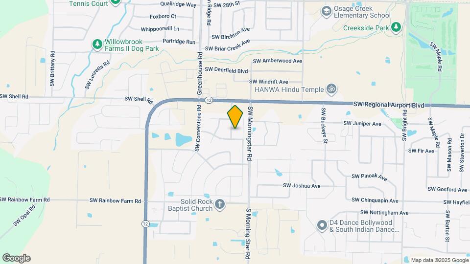 3909 SW Stonefield St Map and Location Details