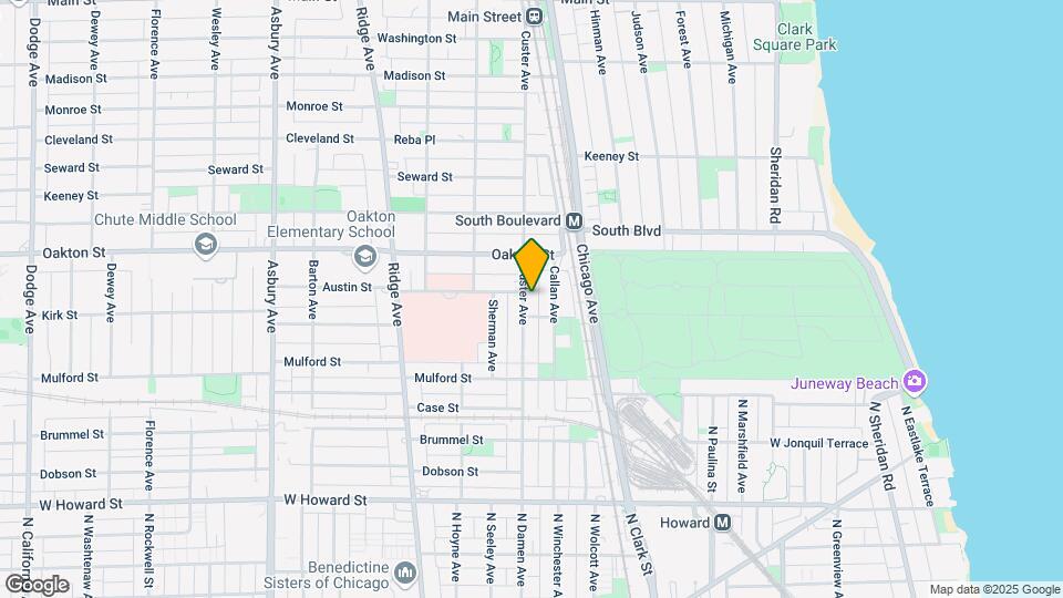 413 Custer Ave, Unit 1 Map and Location Details