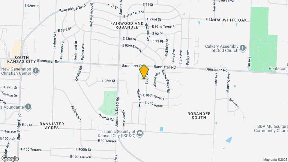 9532 Booth Ave Map and Location Details