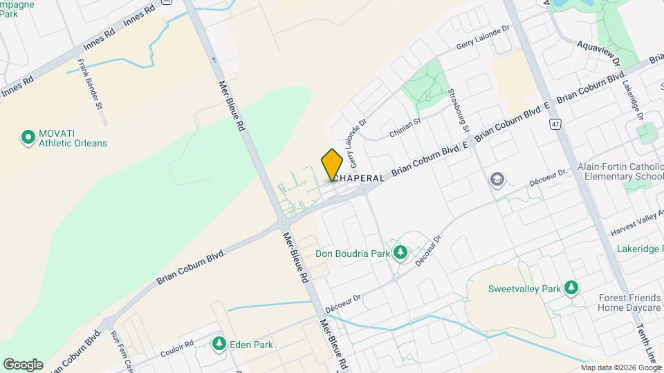 527 Chaperal Private Map and Location Details