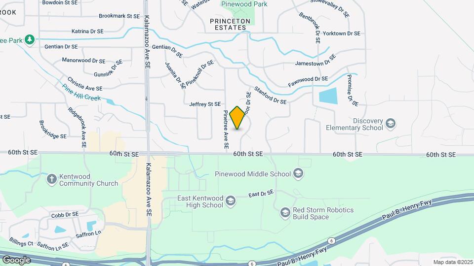 5947 Crestmoor Dr SE Map and Location Details