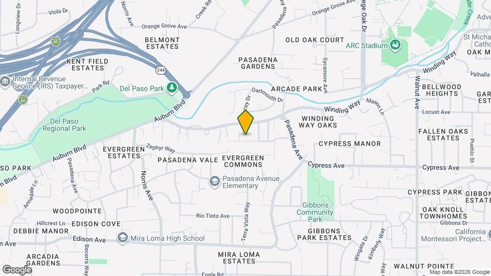 4437 Rutgers Way Map and Location Details