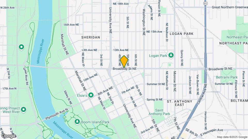 416 Broadway St NE, Unit 2 Map and Location Details