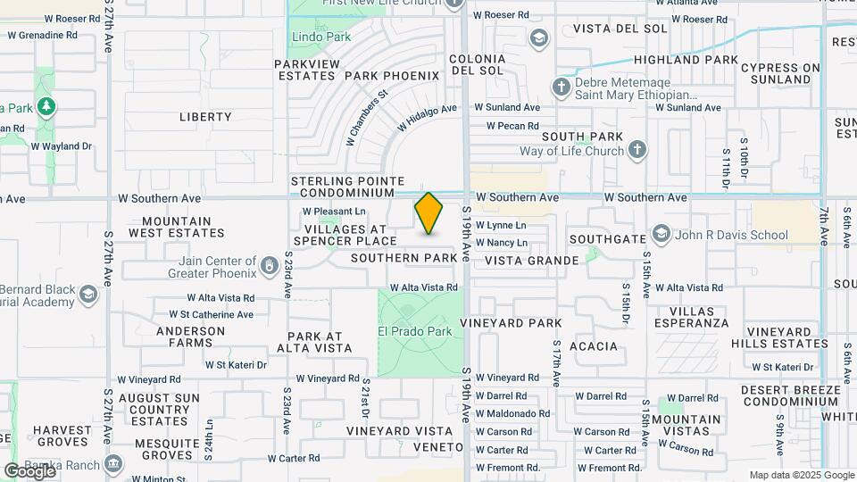 1932 W Nancy Ln Mapa y Detalles de la Ubicación