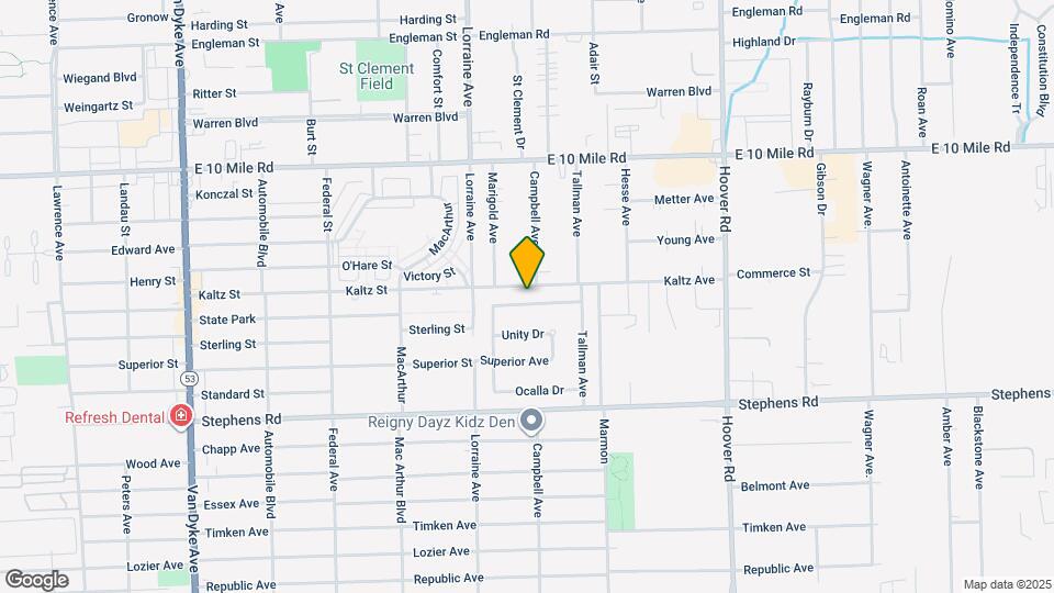 11175 Edgemont Ave Map and Location Details
