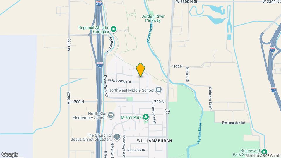 1836 N Stallion Ln Map and Location Details