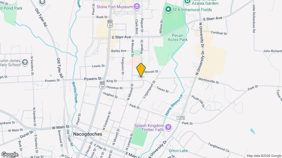 901 Raguet St Map and Location Details