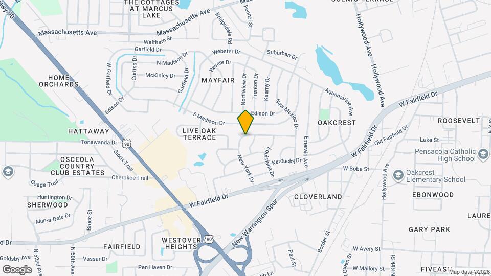 502 New York Dr Map and Location Details