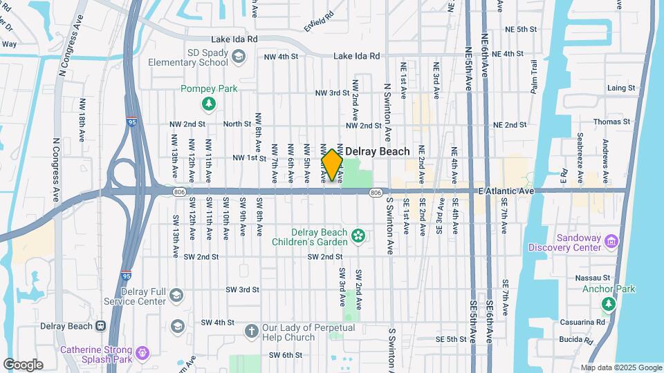 301 W Atlantic Ave Map and Location Details
