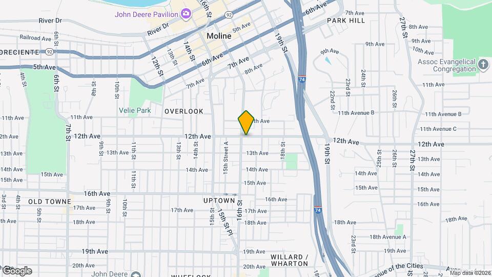 1608-1610 12th Ave Map and Location Details