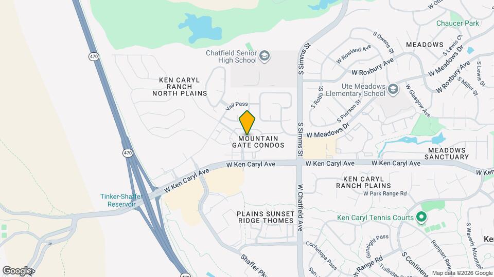7414 S Alkire St Map and Location Details