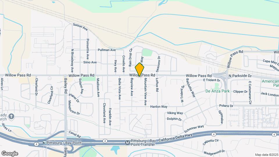 2083-2087 Willow Pass Rd Map and Location Details