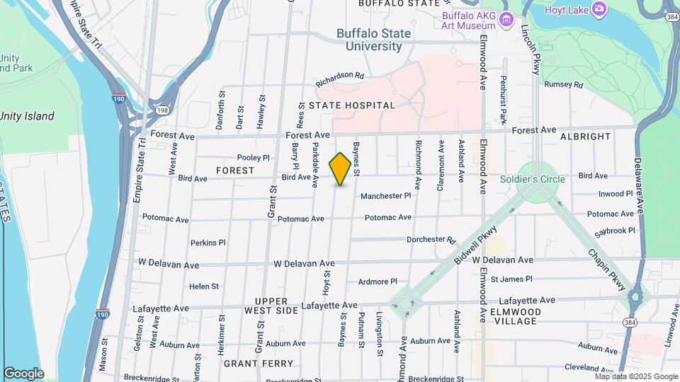 357 Hoyt St Map and Location Details