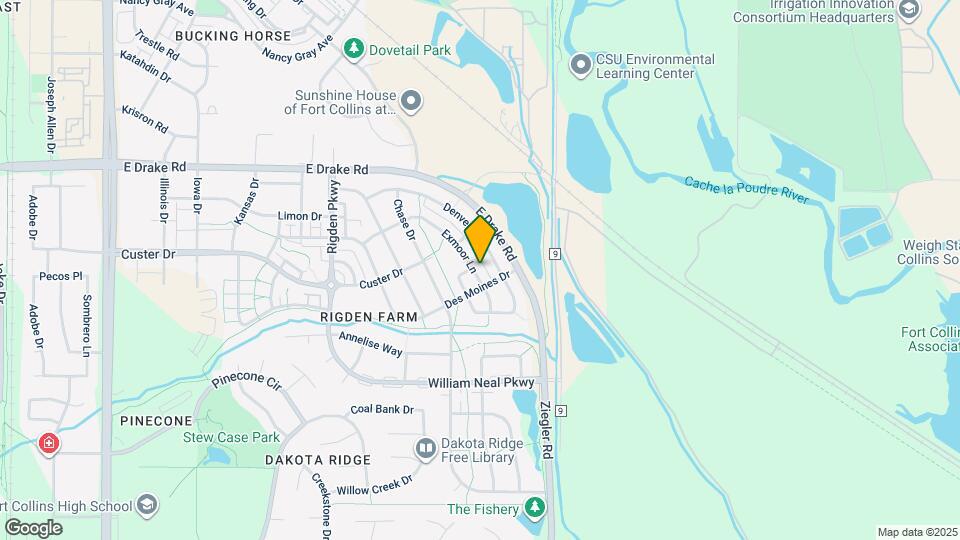 2808 Exmoor Ln Map and Location Details