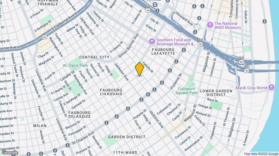 2022 Baronne St Map and Location Details
