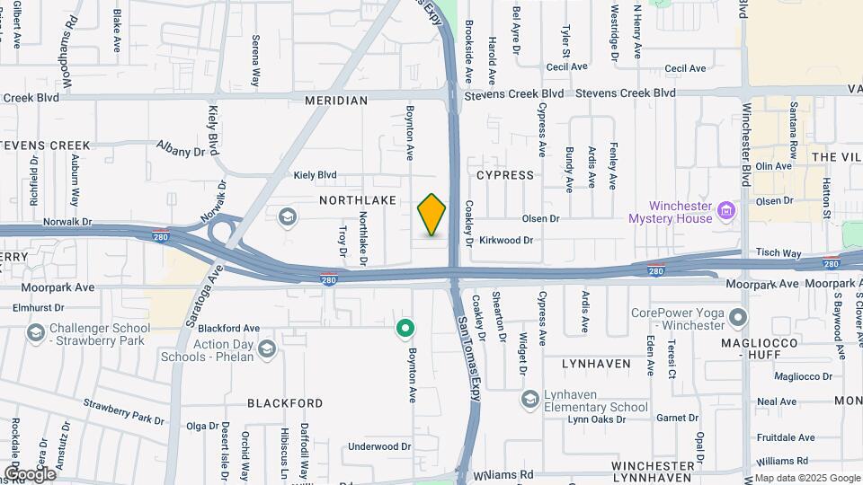 3671 Greenlee Dr Map and Location Details
