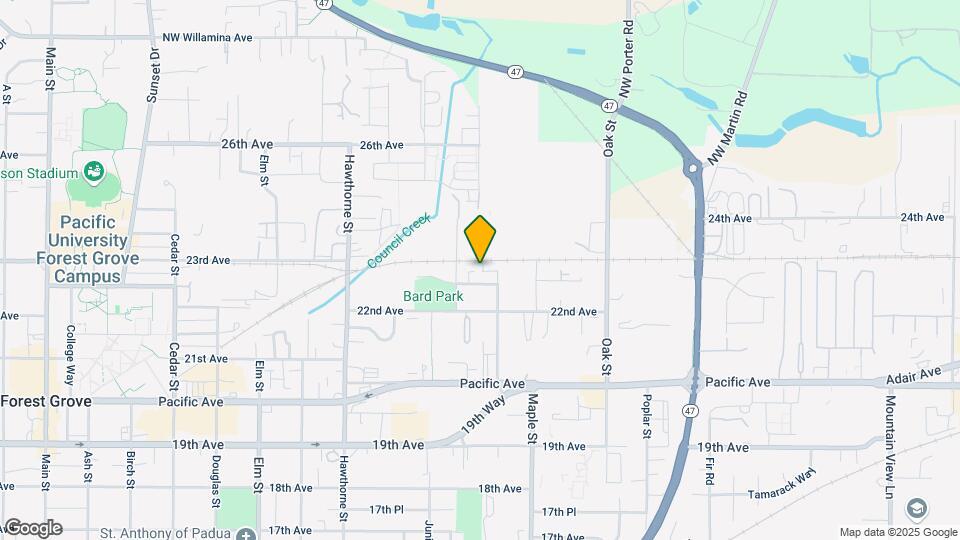 2250 Laurel St Map and Location Details