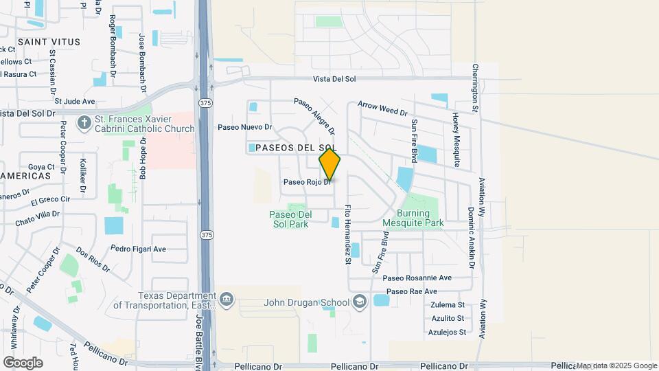 12482 Paseo Rojo Dr Map and Location Details