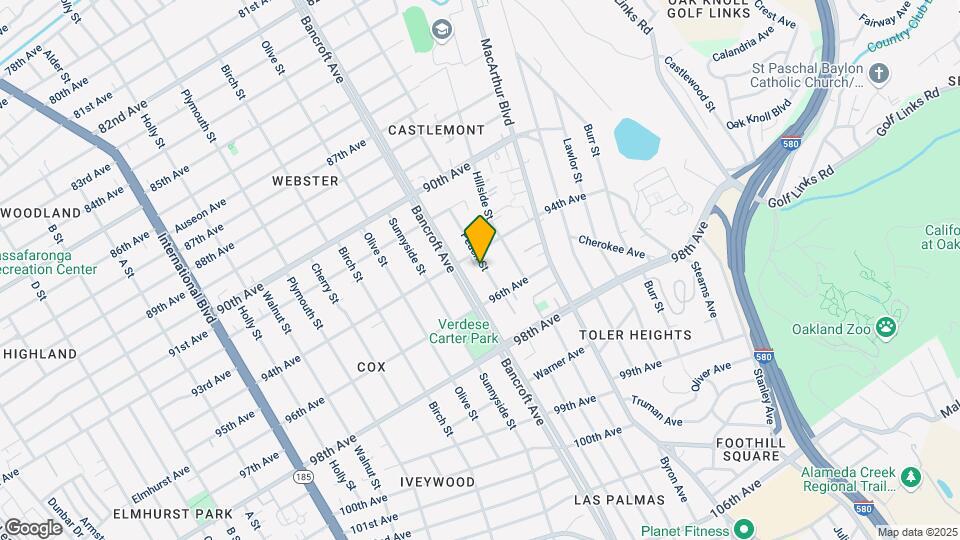 9425 Peach St Mapa y Detalles de la Ubicación