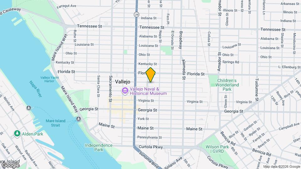 711 1/2 Carolina St Map and Location Details