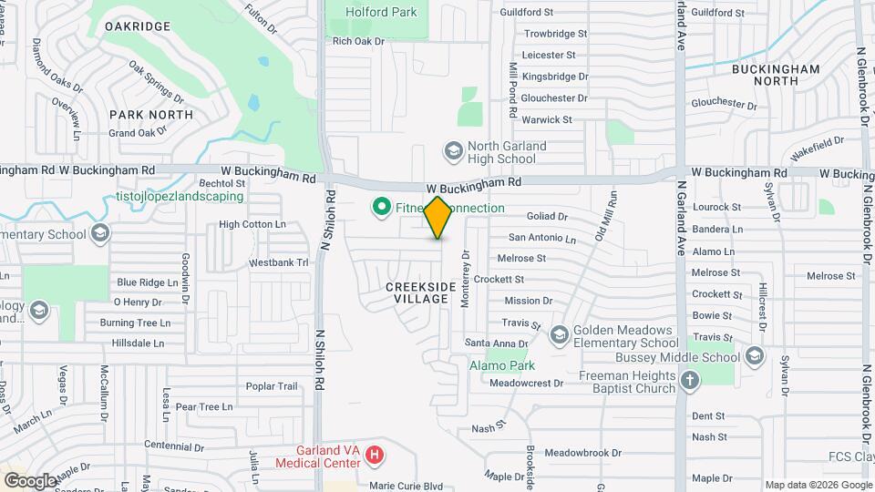 2101 Meredith Ln Map and Location Details