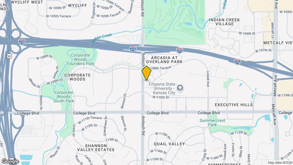 8655 W 109th St Map and Location Details