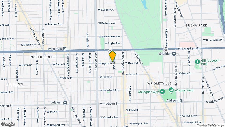 1446 W Byron St, Unit J08W Map and Location Details