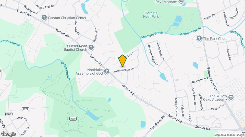 5513 Southminster Ln Map and Location Details