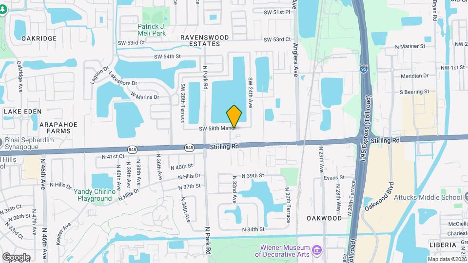 2460 SW 58th Manor Map and Location Details