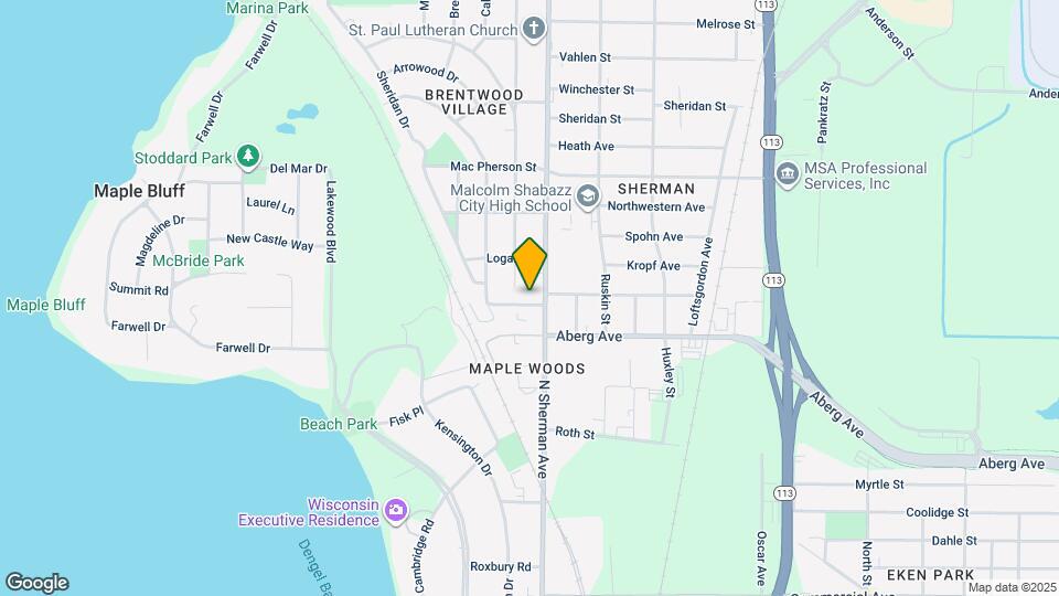 1606 Steensland Dr Map and Location Details