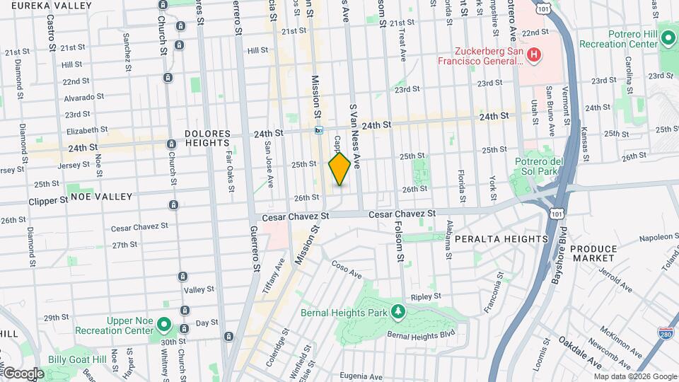 3350 26th St Map and Location Details