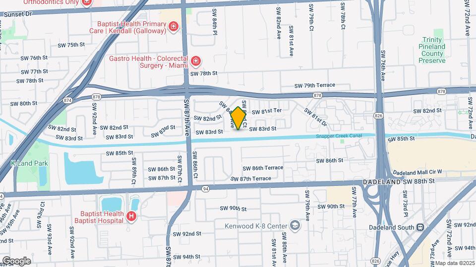 8340 SW 83rd St Mapa y Detalles de la Ubicación