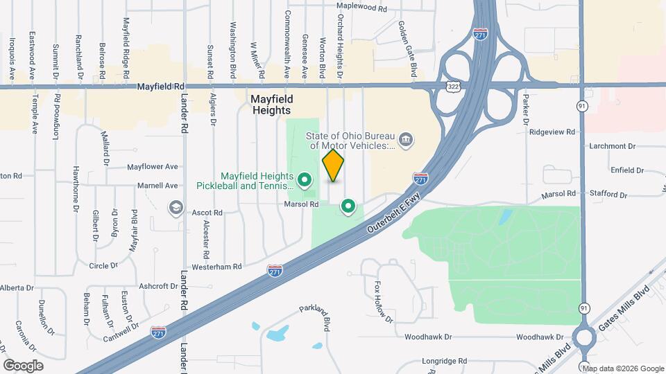 1653 Woodhurst Ave Map and Location Details