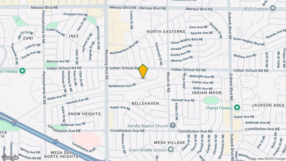 8913 Bellehaven Ave NE Map and Location Details
