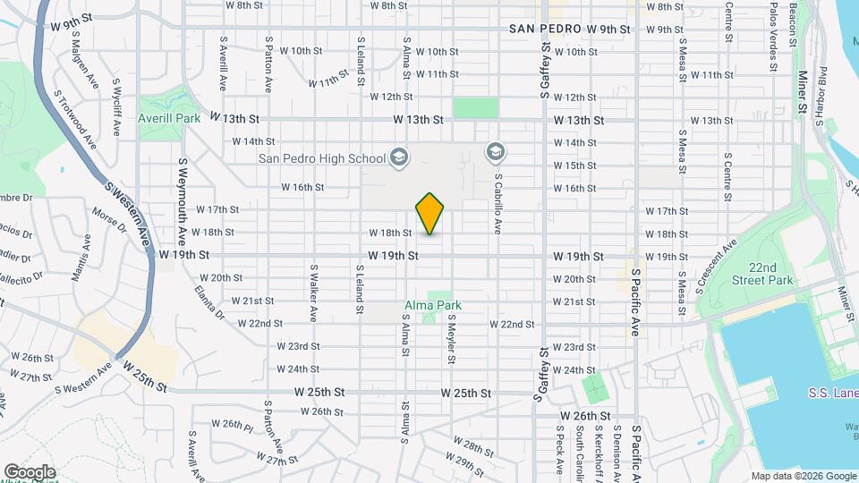 947 W 18th St Mapa y Detalles de la Ubicación
