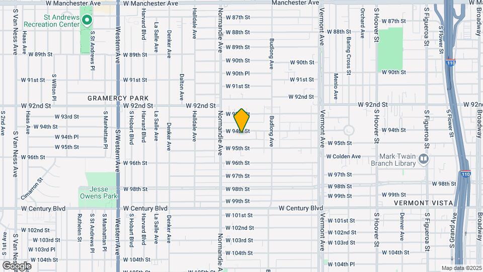 1306 W 94th St Map and Location Details