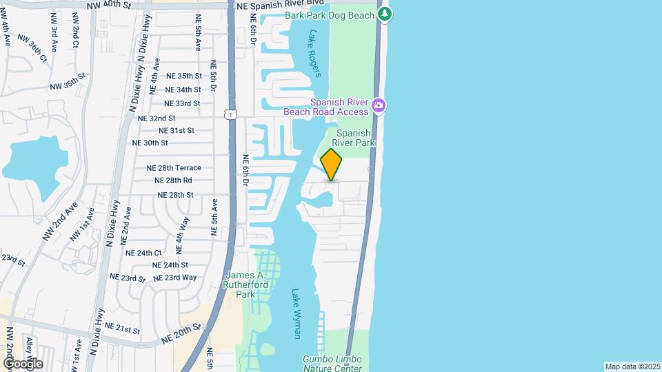 2687 N Ocean Blvd Map and Location Details