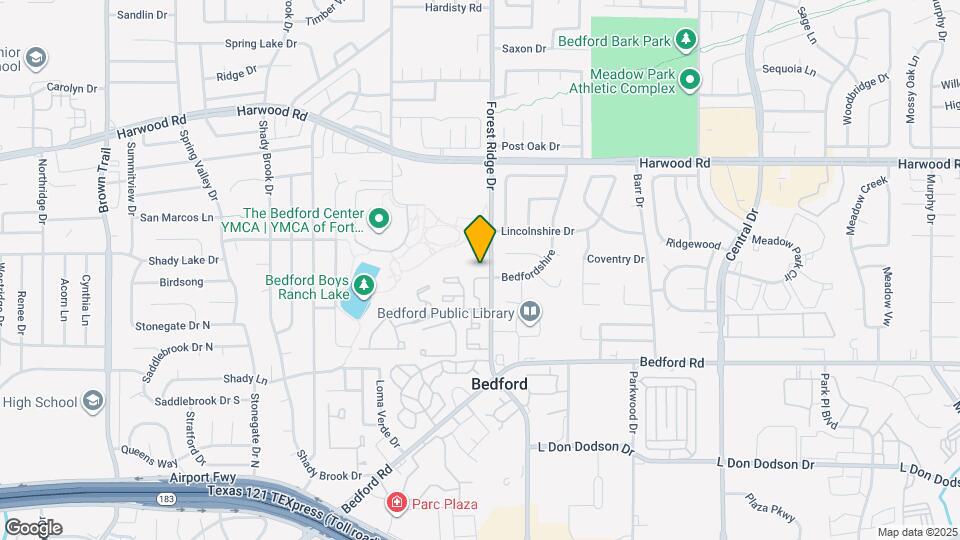 2569 Shady Ridge Dr Map and Location Details